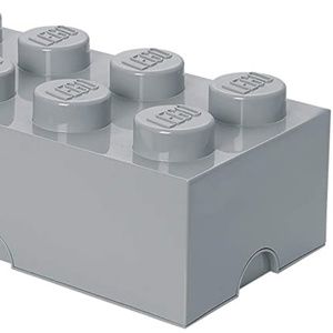 Room Copenhagen 8 LEGO Brick Box, Stone Gray